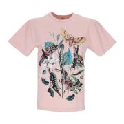 Rosa Leire Møll Print Tee Kvinner