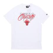 Chicago Bulls Script Tee Hvit/Rød