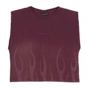 Flames Tee Grape Dame T-skjorte