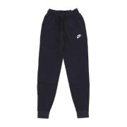 Dame Fleece Tracksuit Bukser Svart/Hvit