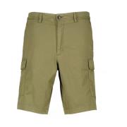 Grønne Cargo Shorts med Lommer