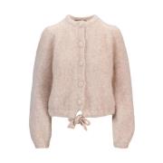 Chunky Cardigan - Beige Melange