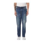 Stretch denim jeans med smal passform