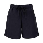 Blå Hamp Casual Pull-On Shorts