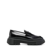 Svarte Elegante Lukkede Loafers