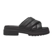 Svart Slide Sandal London Vibe