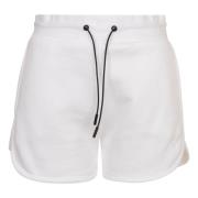 Hvite Casual Shorts Classic Fit Bomull