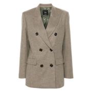 Multifarget Ull Viskose Casual Blazer