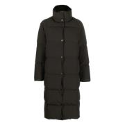 Svart Puffer & Down Coat