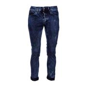 Herre Denim Jeans. Skinny Fit. Laget i Italia.