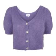 Lilla V-Hals Mohair Cardigan