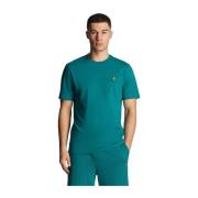 Court Green Lyle & Scott Plain T- Shirt T-Skjorter & Poloshirt