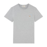 Grå Fox Head Patch Classic Tee-Shirt