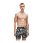 Tropisk Print Badeshorts