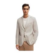 Beige Albue Patch Blazer