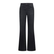 Svart Denim Jeans