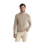 Merino Half Zip Sweater Khaki