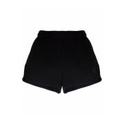 Stjerne Logo Svart Bomull Shorts