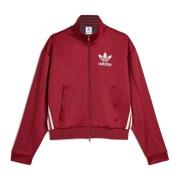 Burgundy Track Top Collegiate Stil