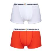 To-pakke bokserbriefs med logo