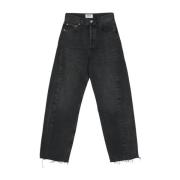 Svart Vasket Denim Jeans