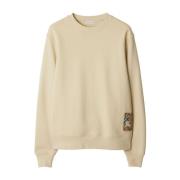 Sjekkmønster Crew Neck Sweater