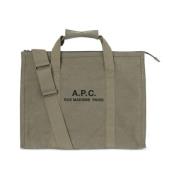 Khaki Grønn Lerret Tote Bag