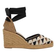 Høye Espadrilles Sandaler