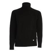 Sort Ull Turtleneck Strikkeplagg Aw24