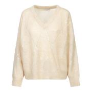 Beige Strikkeplagg Aw24