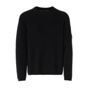 Chenille Crew Neck Strikkegenser