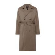 Stilig Trenchcoat i Kamel