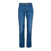 Denim 5-lommers jeansbukser