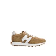 Velur og Nappa Skinn Sneakers