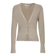 Beige Cardigan Sweater Aw24