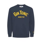 Bomull Gin Tonic Addicted Herre Sweatshirt