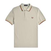 Polo med dobbel stripe M3600