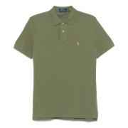 Tilpasset Slim Fit Bomull Mesh Polo