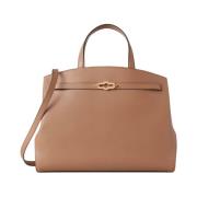 Pimlico Tote, Sable High Gloss Leather