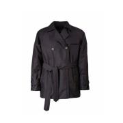 Kort City Trench Coat med Kroker