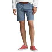 Marineblå Chino Slim Fit Shorts