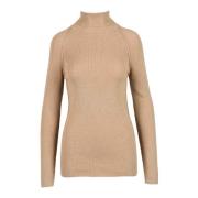 Myk Strikket Genser Blanding Cashmere