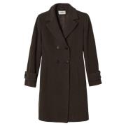 Brown The Product Wmn Cashmere Coat 100% Cashmere The Product