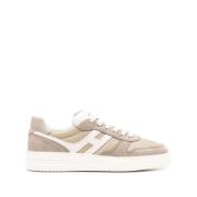 Beige Sneakers for Stilige Antrekk