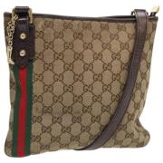 Pre-owned Canvas gucci-bags