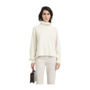 Off-White Turtleneck Kort Pullover Genser