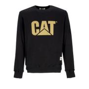 Svart Logo Crewneck Sweatshirt Stilig