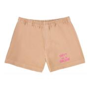 Fransk Logo Zuma Shorts Krem