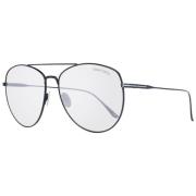 Svarte Kvinner Solbriller Aviator Gradient