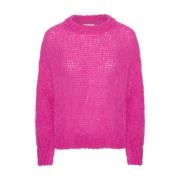 Myk Alpakka Genser Neon Rosa